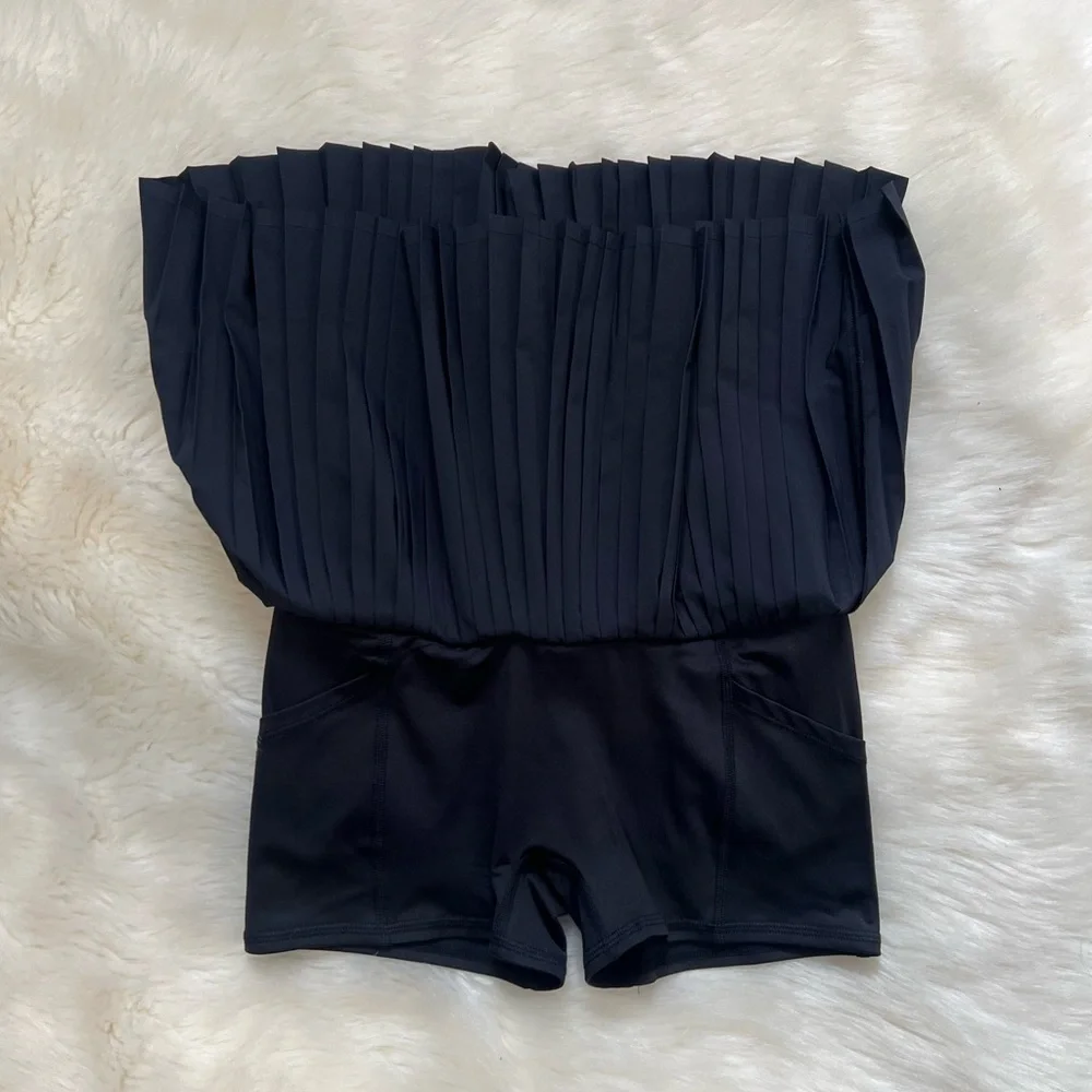 🆕ALO🎱Grand Slam Tennis Skirt Core: Black Sz Small